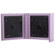 Flashpoint Overlapping CD Holder, Holds 2 CDs, with Cover Window, Color: Purple.: Picture 1 thumbnail