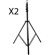 Flashpoint CB2 Kit - 3 Light Outfit with stands ,Umbrella, Softbox: Picture 3 thumbnail
