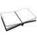 Adorama Front Padded Self Adhesive Bound Album, Holds 20 4x6" Photos, Color: Black: Picture 1 thumbnail