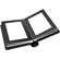 Flashpoint Pro Book Bound Album, Holds 18 4x6" Photos, Leatherette Cover, Color: Black Pages, Black Cover, Silver Gilding.: Picture 2 thumbnail