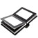 Flashpoint Pro Book Bound Album, Holds 24 8x10" Photos, Leatherette Cover With Window, Color: Black Pages, Black Cover, Silver Gilding.: Picture 1 thumbnail