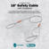 Flashpoint 18" Safety Cable with Carabin...: Picture 10 thumbnail