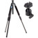 Flashpoint F-2127 Version II Carbon Fiber Tripod, 3 Section Leg Set, Supports 17.6 lbs., Maximum Height 57", with F-9 Ball Head: Picture 4 thumbnail