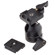 Flashpoint F-2127 Version II Carbon Fiber Tripod, 3 Section Leg Set, Supports 17.6 lbs., Maximum Height 57", with F-9 Ball Head: Picture 3 thumbnail