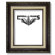 Imperial Frames Frames, #314B Wood Picture Frame for a 5x7" Photograph, Moulding Size 2.5" Wide & 1" Thick, Color: Brown / Ivory.: Picture 2 thumbnail
