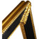 Imperial Frames Frames, #337G Wood Picture Frame for a 16x20" Photograph, Moulding Size 2" Wide & 1" Thick, Color: Black / Gold.: Picture 1 thumbnail