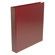 Print File 3 Ring Navy Blue Leather Album with 1" O-Rings & Burgundy Leather Slipcase, 11-1/4" W x 12-1/8" H x 2-7/8" D: Picture 2 thumbnail