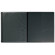 Prat Paris Presentation Rod Binder with 10 Bound Archival Cristal Sheet Protectors, 11x14", Black #112: Picture 1 thumbnail