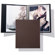 Prat Paris 121 Volga Spiral Multi-Ring Presentation Book with 10 Archival 9.5x12.5" Polypropylene Protectors Pages, Color: Brown: Picture 1 thumbnail