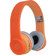Fanny Wang 1000 Series On-Ear Luxury Headphones with 5-28,000 Hz Frequency Response, Orange: Picture 3 thumbnail