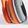 Fanny Wang 1000 Series On-Ear Luxury Headphones with 5-28,000 Hz Frequency Response, Orange: Picture 2 thumbnail