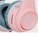 Fanny Wang 2000 Series Over-Ear DJ Headphones with 5-28,000 Hz Frequency Response, Pink/White: Picture 3 thumbnail