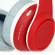 Fanny Wang 2000 Series Over-Ear DJ Headphones with 5-28,000 Hz Frequency Response, Red/White: Picture 3 thumbnail