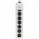 Fellowes 6 Outlet Metal Power Strip, Pla...: Picture 2 thumbnail