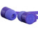 Gaiam Flat Wire Ear Buds with Microphone, Purple: Picture 5 thumbnail