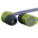 Gaiam Flat Wire Ear Buds with Microphone, Green: Picture 5 thumbnail