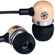Gaiam Wood Ear Buds with Microphone, Black: Picture 1 thumbnail