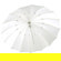 40" White Translucent 2 In 1 Umbrella