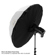 Glow Easy Lock 65" Translucent Umbrella Black Panel