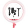 Godox LR150 18" Bi-Color LED Ring-Light, Pink