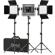 GVM 800D-RGB LED Studio 3-Video Light Kit