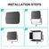 GVM 4-Way Barndoors for YU200R LED Panel: Picture 5 thumbnail