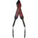 Heavy Leather NYC Classic Leather Camera Strap, Distressed Red: Picture 2 thumbnail