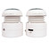 Hammerhead Chill Pill Mobile Speaker, White with Chrome Grill: Picture 2 thumbnail