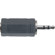 Hosa Technology GPM-471 Analog Audio Adaptor, 3.5mm TRS to 2.5mm TRS 