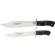Humvee Gear Bowie Knife Set with Mirror Polished Stainless Steel Blades, Set of 2, 10" & 14" Blades, Black/Silver 