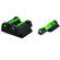 HiViz CZ2210 Front and Rear CZ Handgun Sight Set, Green: Picture 3 thumbnail