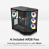 HYTE Y50 RGB Tempered Glass Dual Chamber ATX Mid Tower Gaming PC Case: Picture 4 thumbnail