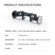 Tilta 15mm LWS Dual Rosette Adapter, Bla...: Picture 9 thumbnail