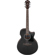 Ibanez AE Series AE140 Acoustic Electric Guitar, Weathered Black Open Pore Top/Open Pore Natural Back and Sides 
