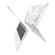 iBenzer Neon Party Protective Case for 13" Apple Macbook Air, White Marble: Picture 1 thumbnail