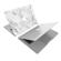iBenzer Neon Party Protective Case for 13" Apple Macbook Air, White Marble: Picture 4 thumbnail