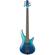 Ibanez SR Standard 5-String Electric Bass Guitar, 24 Frets, Flame Maple/Walnut Top, Jatoba/Walnut Neck, Jatoba Fingerboard, Passive Pickup, Blue Reef Gradation: Picture 5 thumbnail