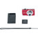 Canon PowerShot A2500 Digital Camera, 16 Megapixel, 5x Optical Zoom, 720 HD Video, Smart Auto, Red: Picture 3 thumbnail