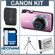 Canon PowerShot A3300 IS Digital Camera Kit - Pink - with 8GB SD Memory Card, Camera Case, Table Top Tripod, Spare NB-8L Type Lithium-ion Battery: Picture 6 thumbnail