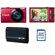 Canon PowerShot A3400 IS Digital Camera, Red - Bundle: Picture 1 thumbnail