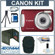 Canon PowerShot A480 Digital Camera Kit, Red with 2 GB SD Memory Card, Deluxe Carry Case, Mini Table Top Tripod, Neck Strap, Memory Card Wallet, Screen Protecters for LCD Screen, Cleaning Fluid with Cloth: Picture 4 thumbnail