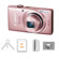 Canon PowerShot ELPH 115 IS Digital Camera, Pink - Bundle - with Camera Case, 8GB SDHC Memory Card, Flex Table Top Tripod, Newleaf 3 Year Extended Warranty: Picture 6 thumbnail
