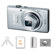 Canon PowerShot ELPH 115 IS Digital Camera, Silver - Bundle - with Camera Case, 8GB SDHC Memory Card, Flex Table Top Tripod, Newleaf 3 Year Extended Warranty: Picture 6 thumbnail