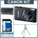 Canon PowerShot ELPH 300 HS Digital ELPH Camera Camera Kit - Black - with 4GB SD Memory Card Camera Case, Table Top Tripod: Picture 5 thumbnail