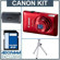 Canon PowerShot ELPH 300 HS Digital ELPH Camera Camera Kit - Red - with 4GB SD Memory Card Camera Case, Table Top Tripod: Picture 5 thumbnail