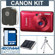 Canon PowerShot SD780 IS Digital ELPH Camera Kit, RED with 4GB SD Memory Card, Spare NB-4L Type Lithium-ion Battery, Camera Pouch, Table Top Tripod: Picture 5 thumbnail