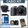 Casio High Speed Exilim Zoom EX-FH25 Digital Camera Kit, - BLACK - with 4GB SD Memory Card. 4 AA Nickel Metal Hydride (NiMH) 2900 mAH Rechargeable Batteries with 4-Hour AA & AAA Quick Charger, 110/220 volt. Camera Case, Digital Camera & Lens Cleaning Kit: Picture 5 thumbnail