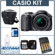 Casio High Speed Exilim Zoom EX-FH25 Digital Camera Kit, - BLACK - with 8GB SD Memory Card. 4 AA Nickel Metal Hydride (NiMH) 2900 mAH Rechargeable Batteries with 4-Hour AA & AAA Quick Charger, 110/220 volt. Camera Case, Digital Camera & Lens Cleaning Kit, USB 2.0 SD Card Reader: Picture 6 thumbnail