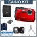 Casio Ex-G1 "Endurance" Digital Camera Kit - Red - with 8GB Micro SD Memory Card, Camera Case, Table Top Tripod, Slinger Digital Memory Case(4) Professional Lens Cleaning Kit: Picture 5 thumbnail