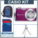 Casio Exilim Card EX-S5 Digital Camera Kit, - Purple - with 4GB SD Memory Card Camera Case, Table Top Tripod,: Picture 5 thumbnail